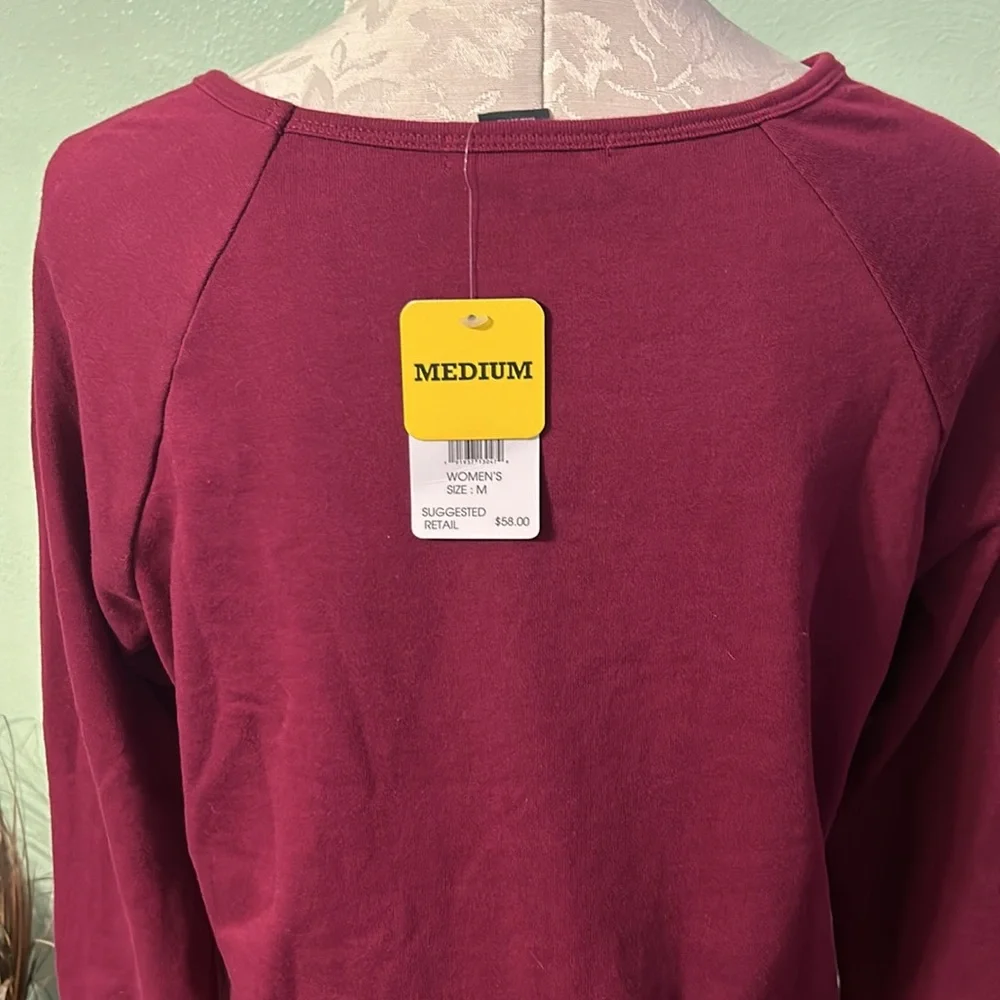 Adrianna Papell lace sweatshirt - Picture 4 of 6